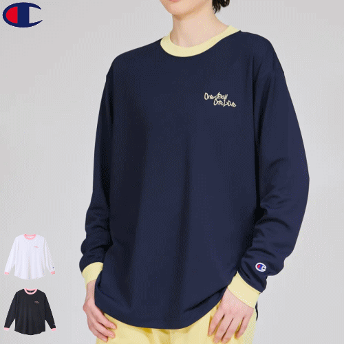 即日発送 チャンピオン 長袖シャツ ロングスリーブTシャツ 練習着 バスケットウェア レディース 女性用..