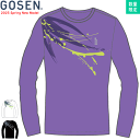 30%OFF GOSEN ゴーセン 長袖Tシャツ 昇華ロングスリーブTシャツ 練習着 着替え ロンティ ソフトテニスウェア バドミントンウェア JPT53 ユニセックス 男女兼用【1枚までメール便OK】