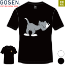 GOSEN ゴーセン トムとジェリー コラボTシャツ プラクティスシャツC 半袖Tシャツ プラシャツ 練習着 着替え ソフトテニスウェア バドミントンウェア L...