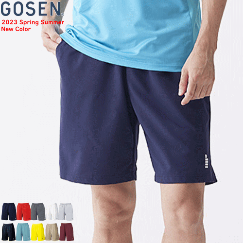 GOS-PP1600-39-SS ゴーセン ユニセックス ハーフパンツ（ブラック・サイズ：SS） GOSEN