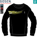 GOSEN ゴーセン トレーナー スウェットシャツ 裏起毛 長袖シャツ ソフトテニス ウェア バドミントン ウェア 移動着 防寒着 W24A02 ユニセックス ...