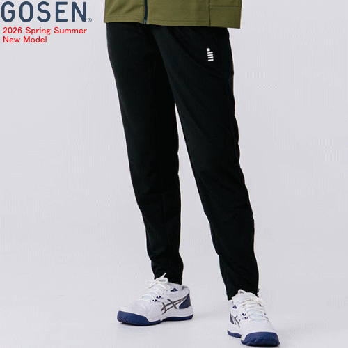 GOSEN ゴーセン ウィンドパンツ ロングパンツ 移動着 ソフトテニス ウェア バドミントン ウェア Y2602 [ユニセックス：男女兼用]