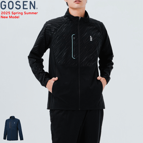 GOSEN ゴーセン ウィンドジャケット アウター ソフトテニス ウェア バドミントン ウェア 移動着 Y2500 [ユニセックス：男女兼用/ジュニア:子供用]