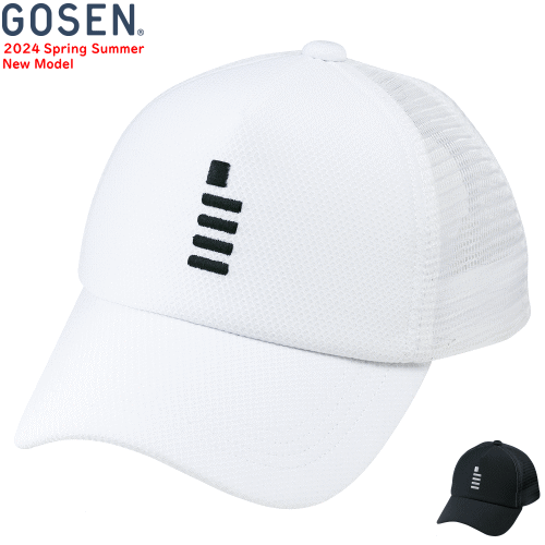 GOSEN ゴーセン メッシュキャップ 帽子 ソフトテニス アイテム 熱中症対策 C2400