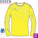 GOSEN ゴーセン ロングスリーブTシャツ 長袖シャツ ロンティ ソフトテニスウェア バドミントンウェア 練習着 着替え 昇華シャツ JPT37 ユニセックス：男女兼用 【1枚までメール便OK】