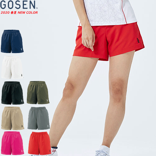 GOSEN ゴーセン ソフトテニス ウェア ハーフパンツ ゲームパンツ ユニホーム 短パン［PP1601］[レディース：女性用]バドミントン【1枚までメール便OK】