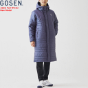 \SALE 40%OFF/GOSEN ゴーセン 中綿ロングコート ベンチコート ソフトテニス バドミントン ウェア 移動着 防寒着 Y2346 [ユニセックス:...