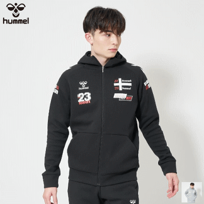 hummel ヒュンメル ハンドボール スウェット フルジップ フーディ メンズ レディース 男性用 女性用 HAP8282