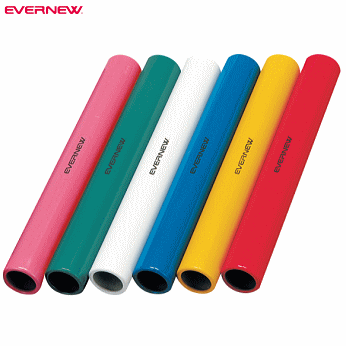 エバニュー EVERNEW リレー バトン アルミ製 6色組 EGA190