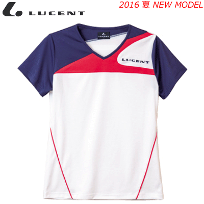 20%OFF☆LUCENT［ルーセント］ソフトテニス ウェア ゲームシャツ ユニホーム 半袖シャツ［XLH2250］[レディース：女性用]【1枚までメール便OK】