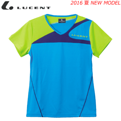 20%OFF☆LUCENT［ルーセント］ソフトテニス ウェア ゲームシャツ ユニホーム 半袖シャツ［XLH2257］[レディース：女性用]【1枚までメール便OK】