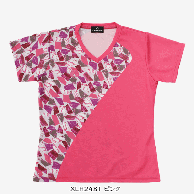 LUCENT ルーセント ソフトテニス ウェア ユニホーム ゲームシャツ（襟なし） 半袖シャツ[レディース：女性用]【1枚までメール便OK】 2