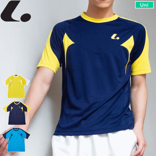 LUCENT ルーセント ソフトテニス ウェア ユニホーム ゲームシャツ 襟なし 半袖シャツ[ユニセックス：男女兼用]【1枚までメール便OK】【19LU】