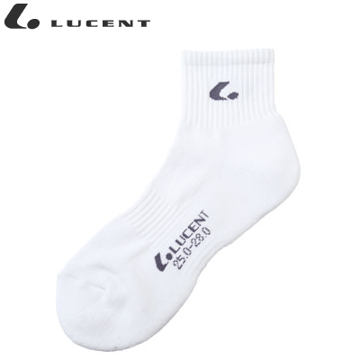 LUCENT［ルーセント］ソフトテニス ソックス(ショート) 靴下[メンズ用:25～28cm]［XL ...