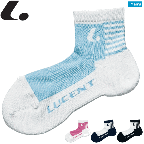 LUCENT ルーセント ソックス（ショート） 靴下 ソフトテニス グッズ メンズ 男性用 25～2 ...