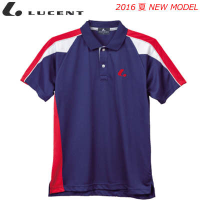 LUCENT ルーセント ソフトテニス ウェア ゲームシャツ ユニホーム 半袖ポロシャツ［XLP8326］[ユニセッ..