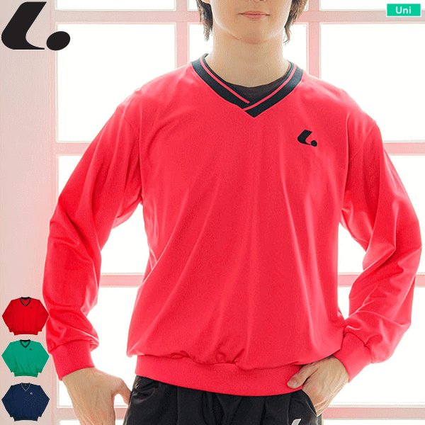 LUCENT ルーセント ウィンドプラストレーナー 長袖シャツ ソフトテニス ウェア 移動着 練習着 ユニセッ..