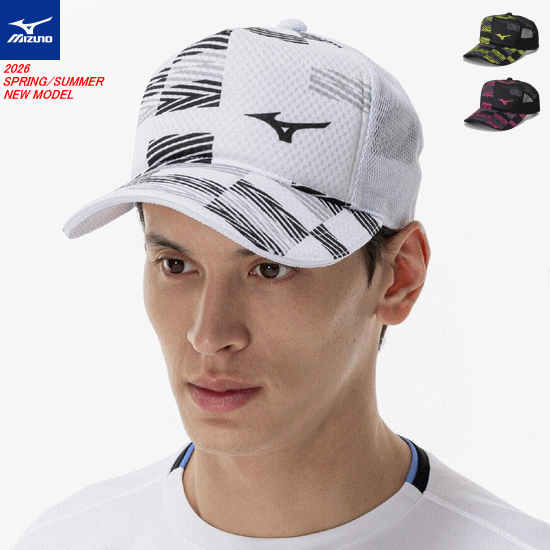 MIZUNO ミズノ メッシュキャップ 帽子 ソフトテニス グッズ 用品 アイテム 熱中症対策 62JWD003【2026SS】...