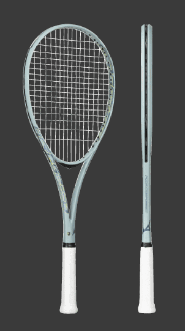 MIZUNO ミズノ ソフトテニス ラケット ACROSPEED S-01 アクロスピード アッシュグリーン [後衛用：中・上級者向け] 63JTN6A432【張り代込】【返品・交換・カスタム不可】【郵】