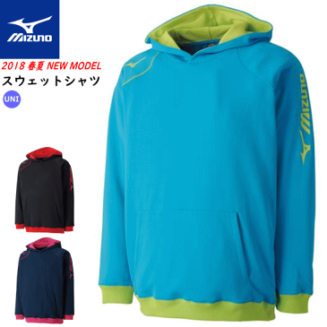 MIZUNO ミズノ ソフトテニスウェア スウェットシャツ（中厚素材） パーカー トレーナー [ユニセックス：男女兼用]［62JC8003］バドミントン