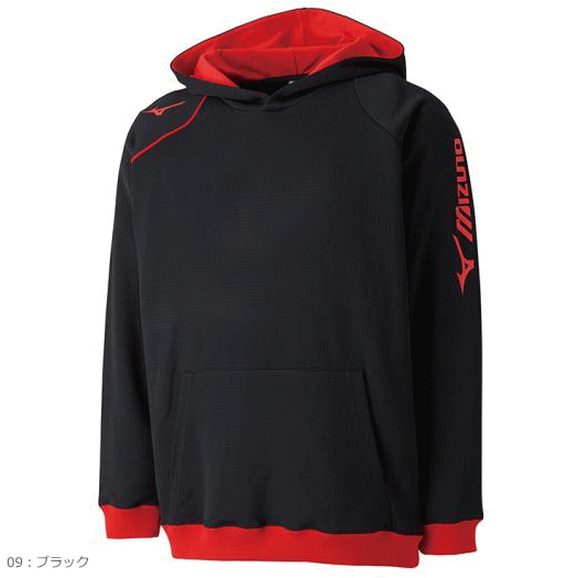 MIZUNO ミズノ ソフトテニスウェア スウェットシャツ（中厚素材） パーカー トレーナー [ユニセックス：男女兼用]［62JC8003］バドミントン