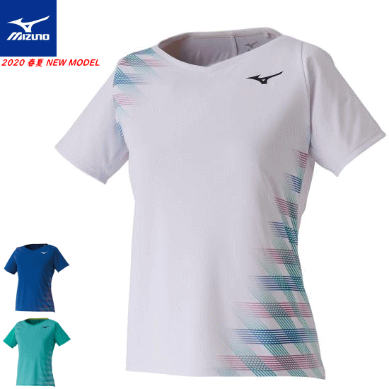 ★最大10%OFFクーポン配布中！7/26 1:59まで★MIZUNO ミズノ ソフトテニス ウェア ゲームシャツ 半袖シャツ ユニホーム [レディース：女性用]［62JA0218］バドミントン【1枚までメール便OK】