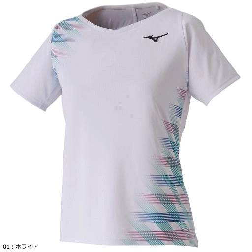 ★最大10%OFFクーポン配布中！7/26 1:59まで★MIZUNO ミズノ ソフトテニス ウェア ゲームシャツ 半袖シャツ ユニホーム [レディース：女性用]［62JA0218］バドミントン【1枚までメール便OK】