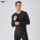 ミズノ ブレスサーモ 発熱ウエア 肌着 下着 クルーネック 長袖シャツ 男性用 メンズ MIZUNO BREATH THERMO C2JAA601【 厚手ウール for 極寒 】【2023年モデル】【1枚までメール便OK】