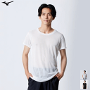 MIZUNO ミズノ カルエアー アンダーシャツ 半袖 丸首 クルーネック 肌着 下着 インナー 吸汗速乾 通気性 メンズ 男性用 C2JAB111【1点までメ...
