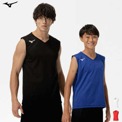 MIZUNO ミズノ ノースリーブインナーシャツ アンダーシャツ メンズ ジュニア 男性用 子供用 P2MAC050 P2MAC051【2枚までメール便OK】