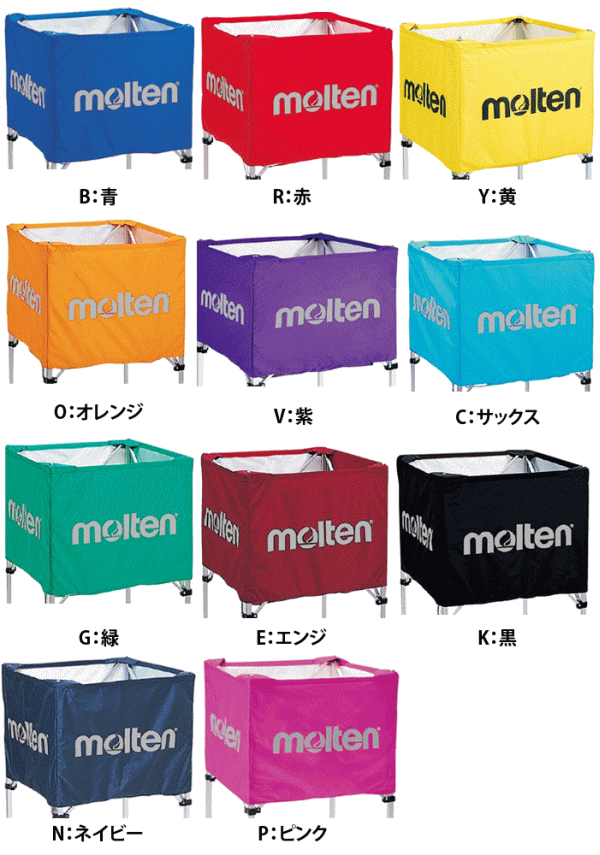 ソフトテニス館のmolten モルテン ボールカゴ用幕体　BK0021 BK0022 BK0023 専用ネット【幕体のみ】｜アングル2