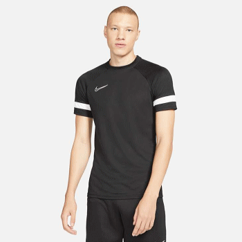 NIKE サッカー トレーニングウェア 半袖シャツ ナイキ アカデミー 21 S/S トップ 男性用 メンズ CW6102 010【1枚までメール便OK】