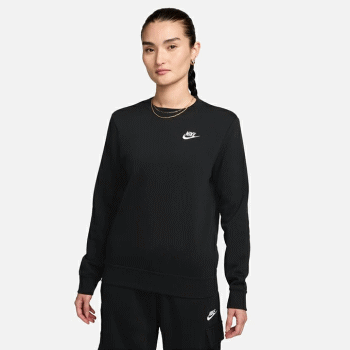 NIKE ナイキ スウェット ウィメンズ NSW クラブ STD フリース L/S クルー 女性用 レディース DQ5474 010