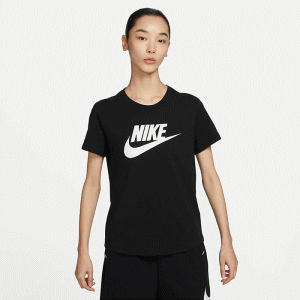 ナイキ NIKE 半袖シャツ Tシャツ ウィメンズ NSW エッセンシャル ICN FTRA Tシャツ レディース 女性用 DX7907 010【1枚までメール便OK】