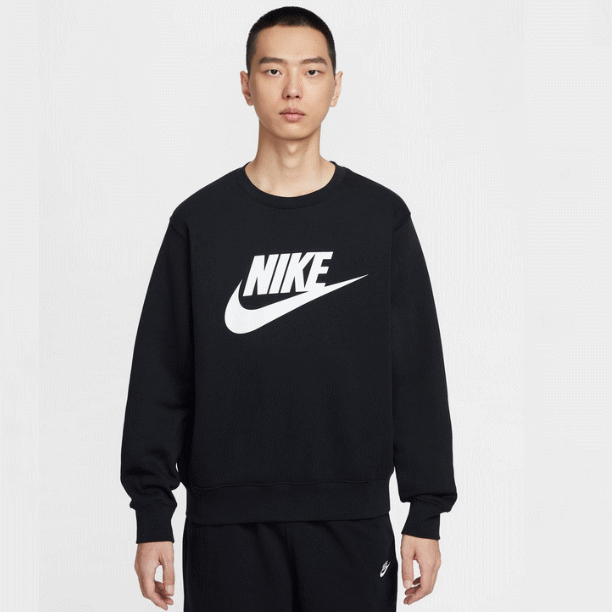 即日発送 ナイキ スウェット パーカー クラブ BB GFX クルー L/S トップ NIKE メン...