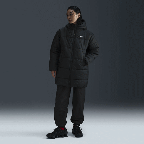 NIKE ベンチコート ロングコート 中綿コート ナイキ ウィメンズ クラシック パーカ レディース 女性用 FZ5904 010