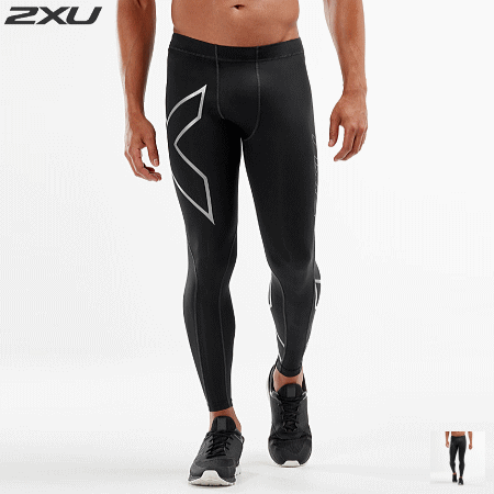 2XU ロングタイツ PWXコンプレッションタイツ ツータイムズユー 男性用 メンズ MA3849B【返品・交換不可】