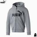 PUMA プーマ スウェット パーカー ビッグロゴ フーデッドジャケット キッズ ジュニア 子供用 848437(4)
