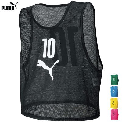 PUMA プーマ サッカー フットボール ビブスセット 10枚セット 番号入り 袋付き 920604 PUMA プーマ サッカー フットボール ビブスセット 10枚セット 番号入り 袋付き 920604
