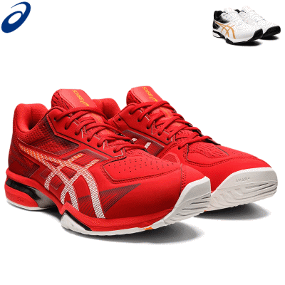 asics アシックス テニス ソフトテニス シューズ PRESTIGELYTE 4 OC EXTRA WIDE プレステージライト エクストラワイド オムニクレー用 ユニセックス 男女兼用 1043A014