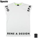 SPAZIO スパッツィオ フットサル サッカー プラクティスシャツ 練習着 アラウンドロゴカットオフTシャツ キッズ ジュニア 子供用 GE-0987【1枚までメール便OK】