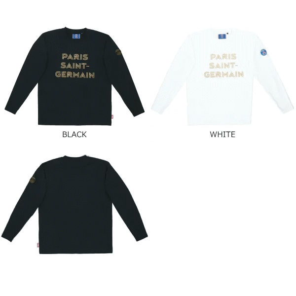 ソフトテニス館のパリサンジェルマン 長袖シャツ サッカー フットボール クラブチームウェア PARIS SAINT-GERMAIN GLITTER PRINT TEE PS0323FW01【1枚までメール便OK】｜アングル2
