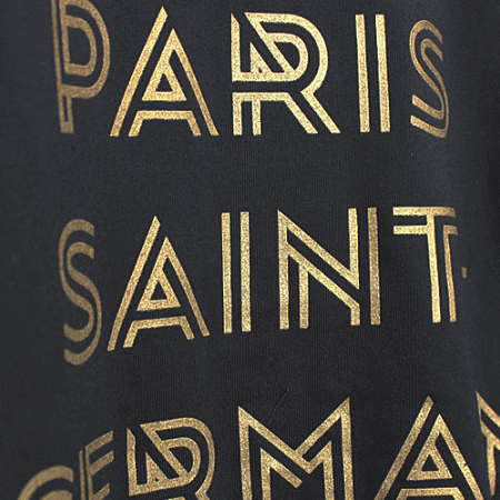 ソフトテニス館のパリサンジェルマン 長袖シャツ サッカー フットボール クラブチームウェア PARIS SAINT-GERMAIN GLITTER PRINT TEE PS0323FW01【1枚までメール便OK】｜アングル3