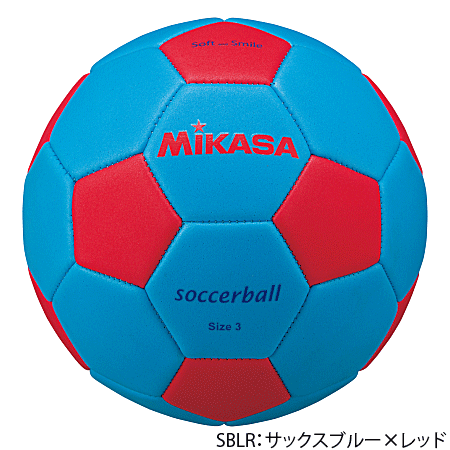 ソフトテニス館のミカサ スマイルサッカー 4号球 サッカーボール 練習球 スマイルボール 小学校低学年用 STPEF4｜アングル2