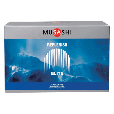 ムサシ MUSASHI REPLENISH リプレニッシュ 35g×30袋入 熱中症対策 痙攣対策 エネルギー補給 水分補給 エネルギー補給 リカバリー 多機能ドリンク