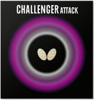Butterfly バタフライ 卓球ラバー チャレンジャー アタック 00180【1枚までメール便OK】
