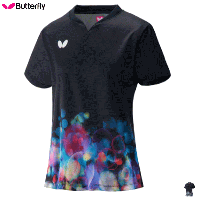 Butterfly バタフライ 卓球 ゲームシャツ フォルナス JTTA公認 女性用 レディース 46339【1枚までメール便OK】
