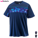 Butterfly バタフライ 卓球 半袖シャツ ラセナ Tシャツ メンズ レディース 男性用 女性用 46360【1枚までメール便OK】