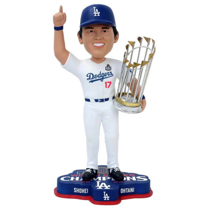 Rakuten - ロサンゼルス・ドジャース 大谷翔平選手 8インチ ボブルヘッド ワールドシリーズ2024 優勝記念【キャンセル・返品・交換 不可】