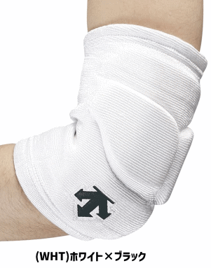 デサント DESCENTE バレーボール 肘 サポーター 左用 エルボーパッド DVB8610LB【2枚までメール便OK!!】